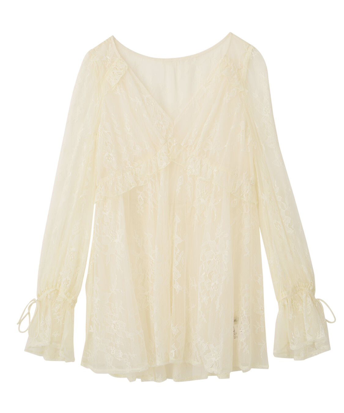 COCO DEAL「レースフレアブラウス」|シャツ・ブラウス|