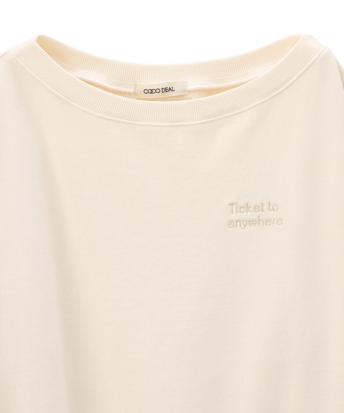 COCO DEAL「刺繍ロゴスウェット」|スウェット・ジャージ|