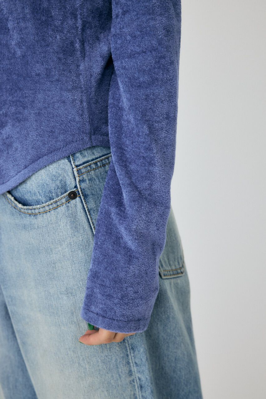 MOUSSY「VELOUR TOUCH ロングスリーブトップス」|ニット・セーター|