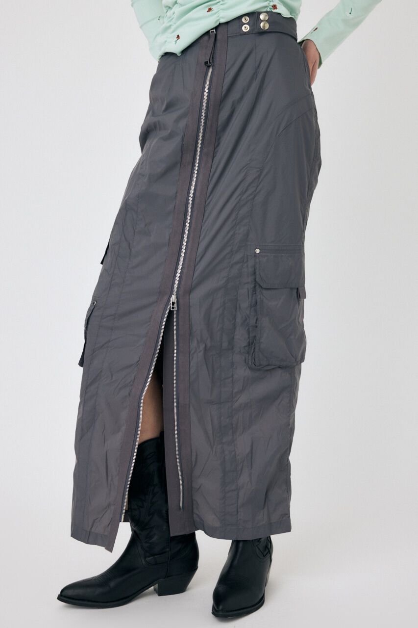 MOUSSY「FRONT ZIP FUNCTION スカート」|スカート|