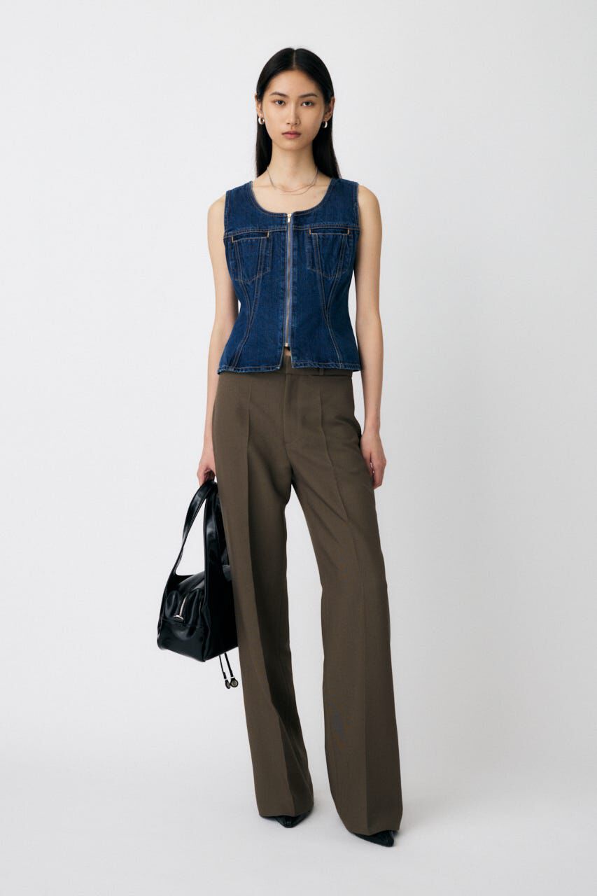 MOUSSY「CENTER PRESS FLARE トラウザーズ」|その他|