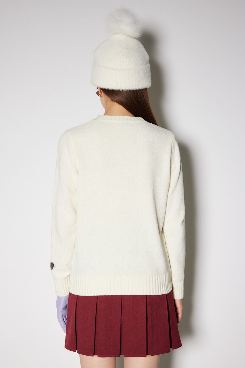 rienda「バストロゴモールニットトップス」|ニット・セーター|