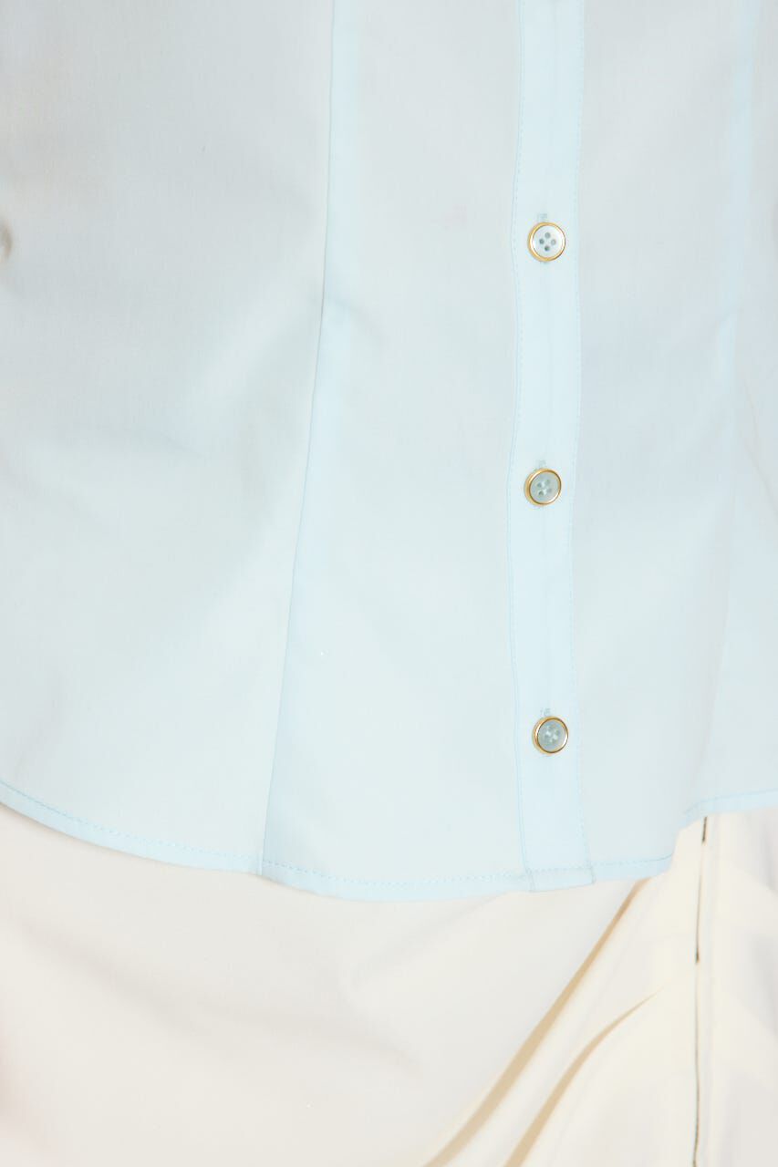 rienda「スカーフ付きハーフスリーブブラウス」|シャツ・ブラウス|