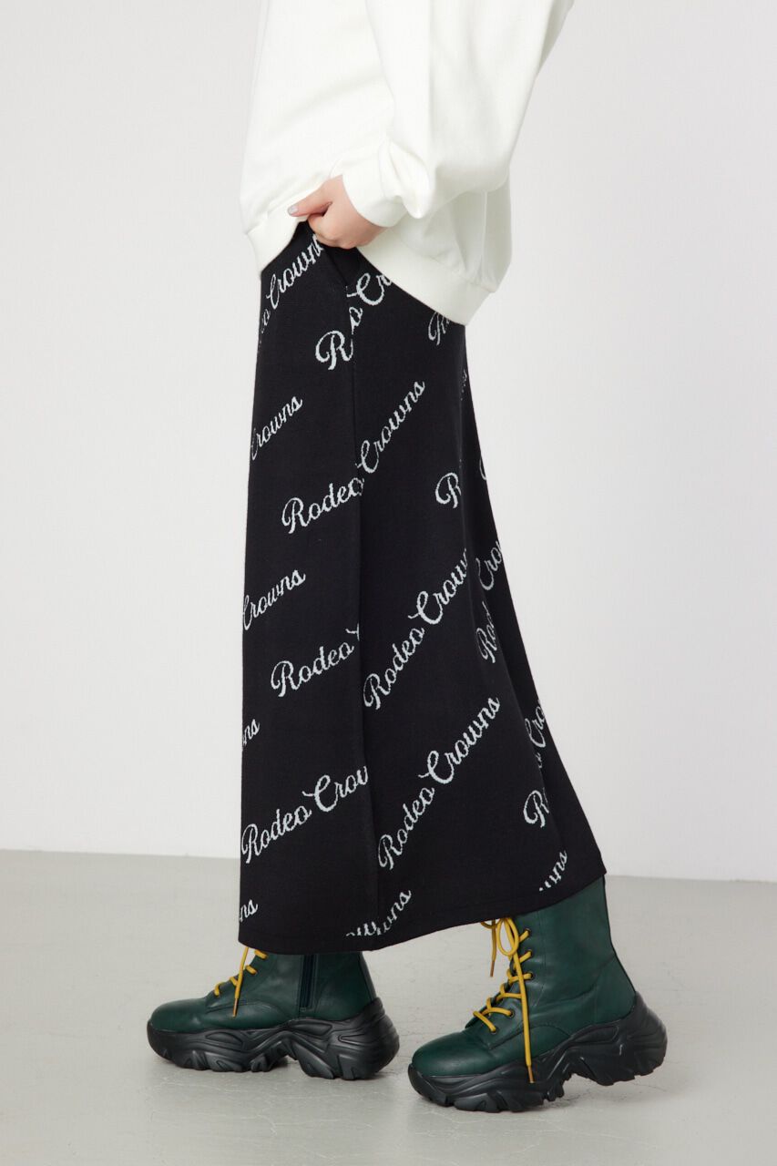 RODEO CROWNS「ロゴニットフレアスカート」|スカート|
