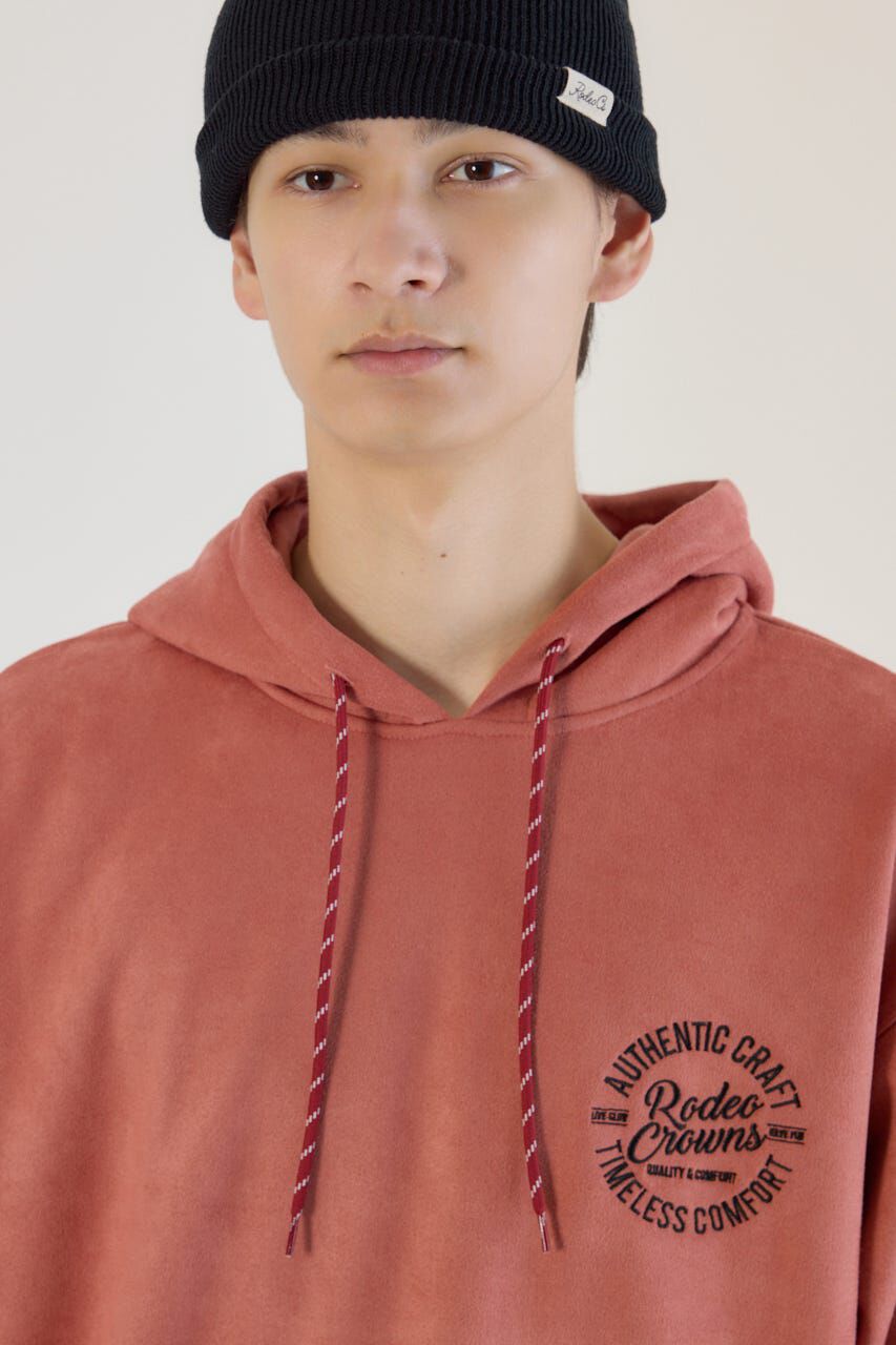 RODEO CROWNS「ブラッシュドバックボアフーディー」|パーカー|