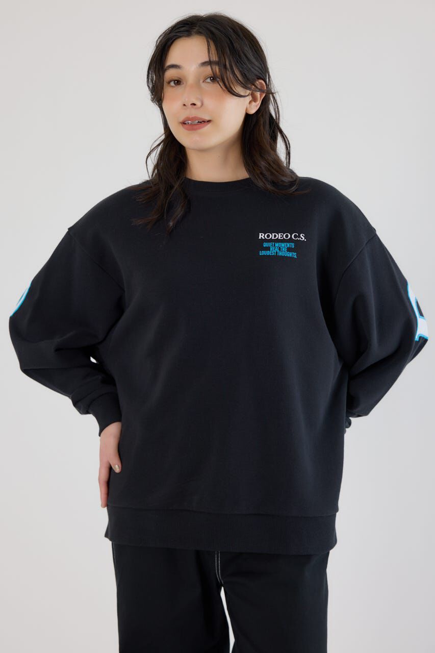 RODEO CROWNS「カラーアウトラインロゴスウェット」|パーカー|