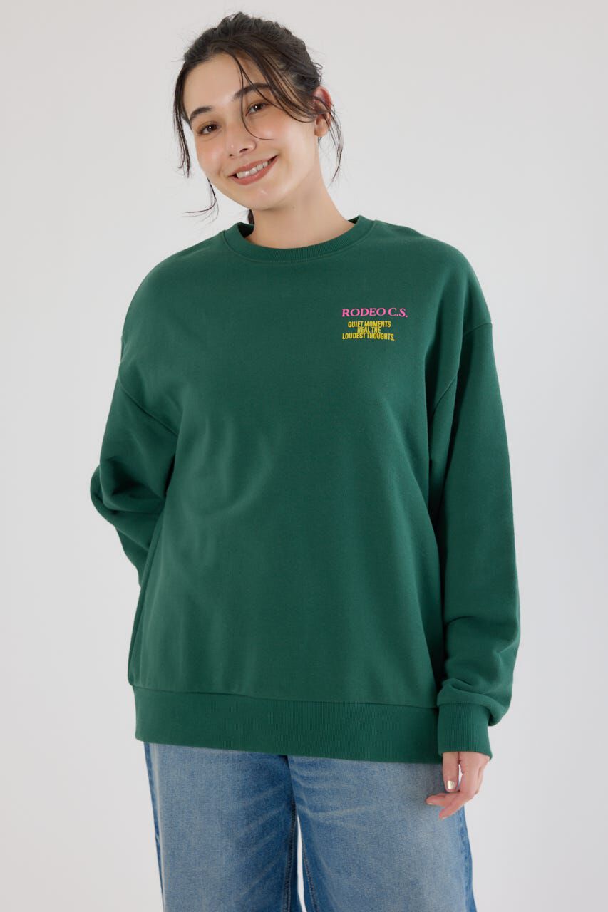 RODEO CROWNS「カラーアウトラインロゴスウェット」|パーカー|