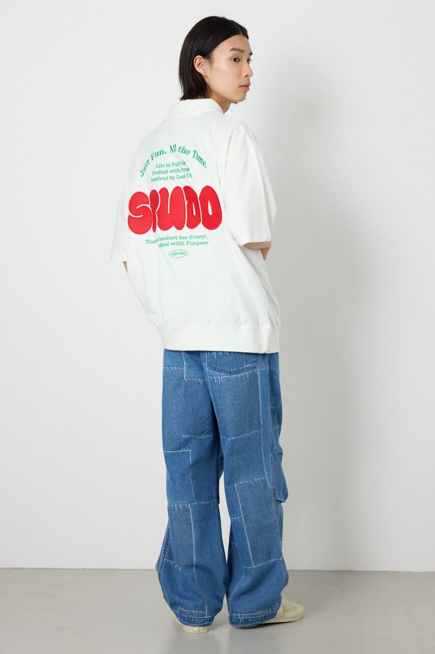 RODEO CROWNS「ライトスウェットZIPポロシャツ」|Tシャツ・カットソー|