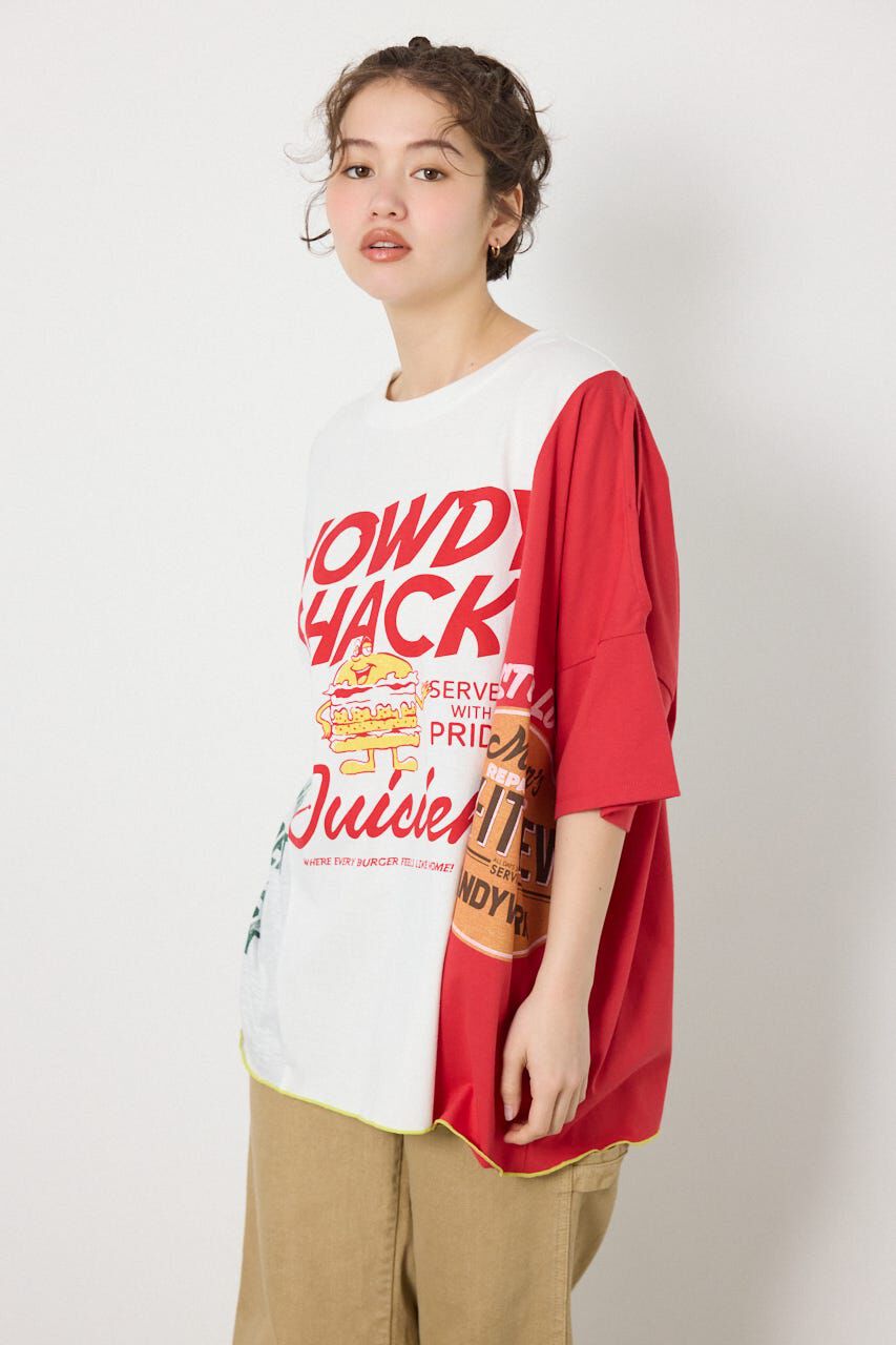 RODEO CROWNS「カスタムオープンショルダーTシャツ」|Tシャツ・カットソー|