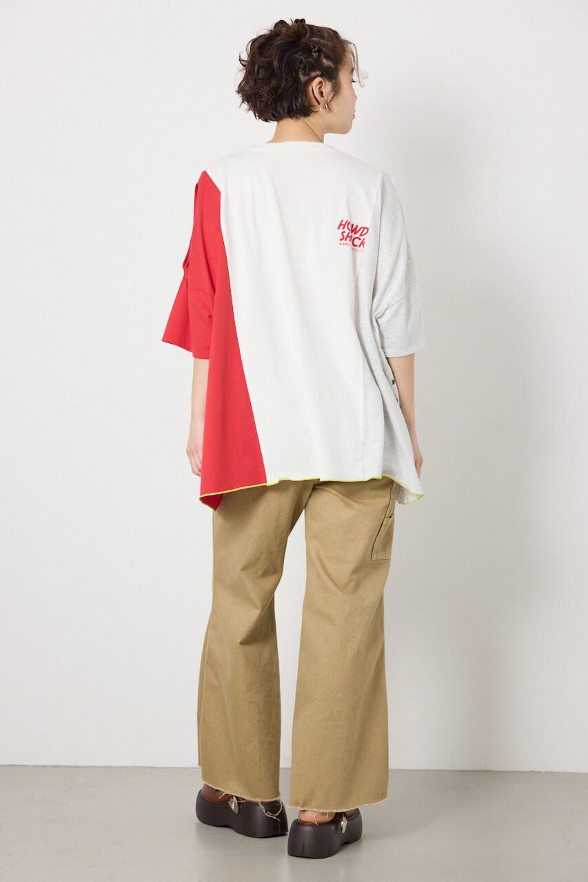 RODEO CROWNS「カスタムオープンショルダーTシャツ」|Tシャツ・カットソー|