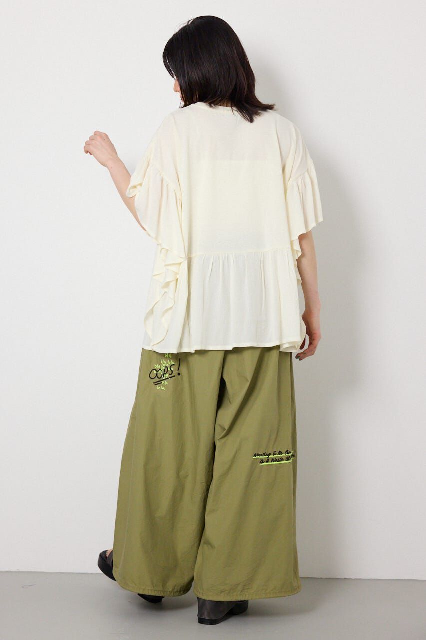 RODEO CROWNS「レーヨンクレープドッキングフリルトップス」|その他|