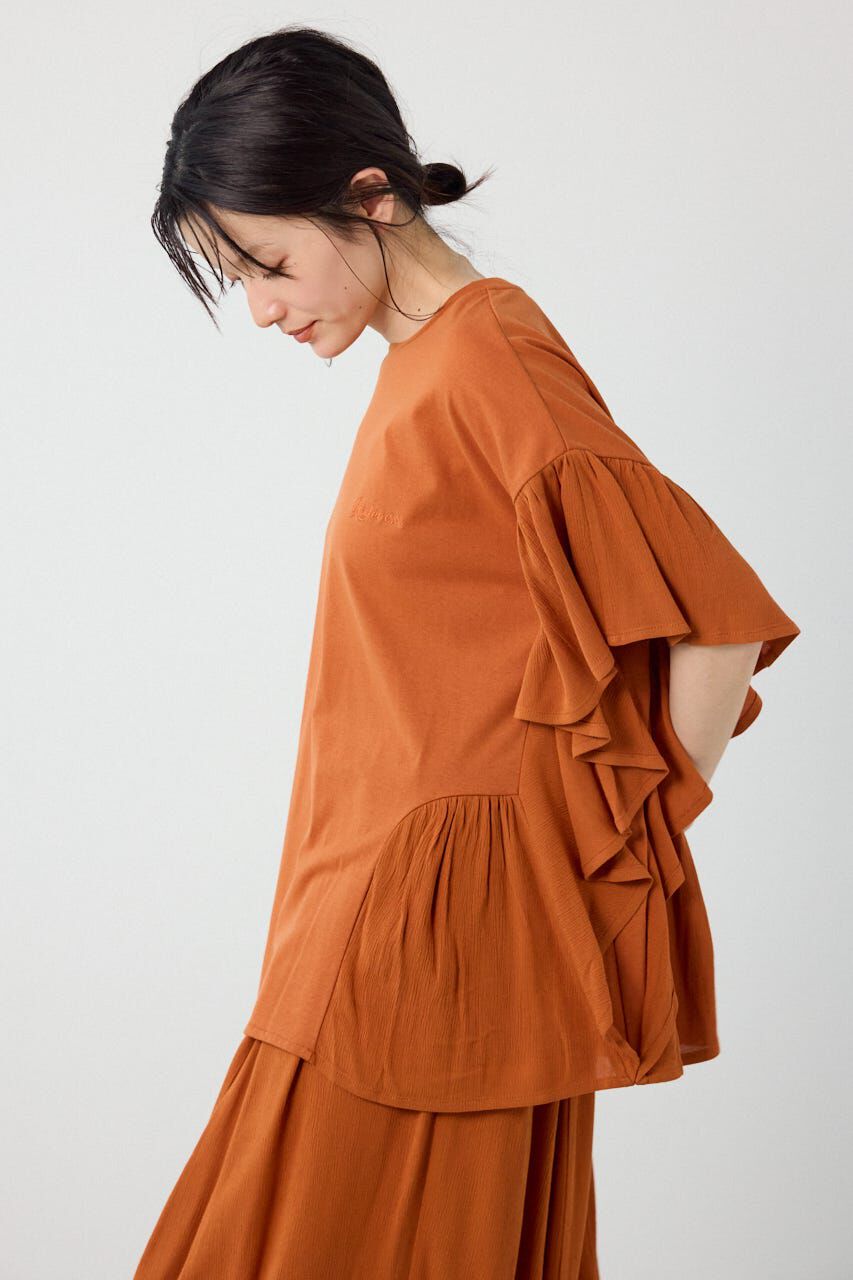 RODEO CROWNS「レーヨンクレープドッキングフリルトップス」|その他|