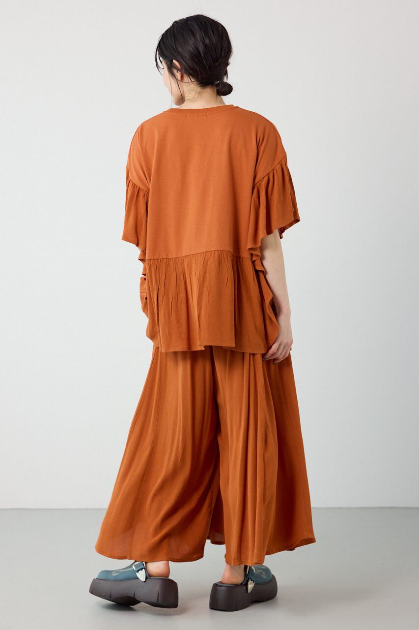 RODEO CROWNS「レーヨンクレープドッキングフリルトップス」|その他|