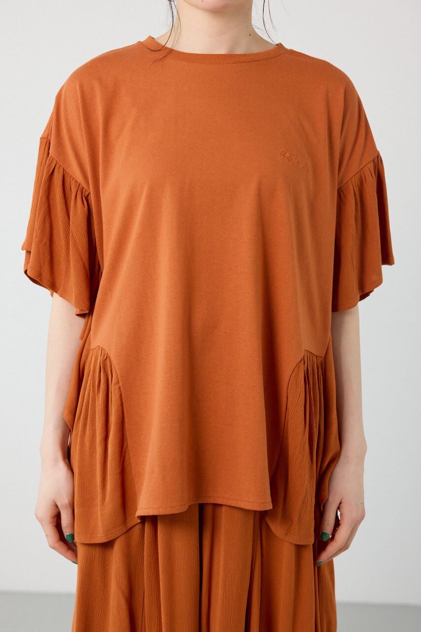 RODEO CROWNS「レーヨンクレープドッキングフリルトップス」|その他|