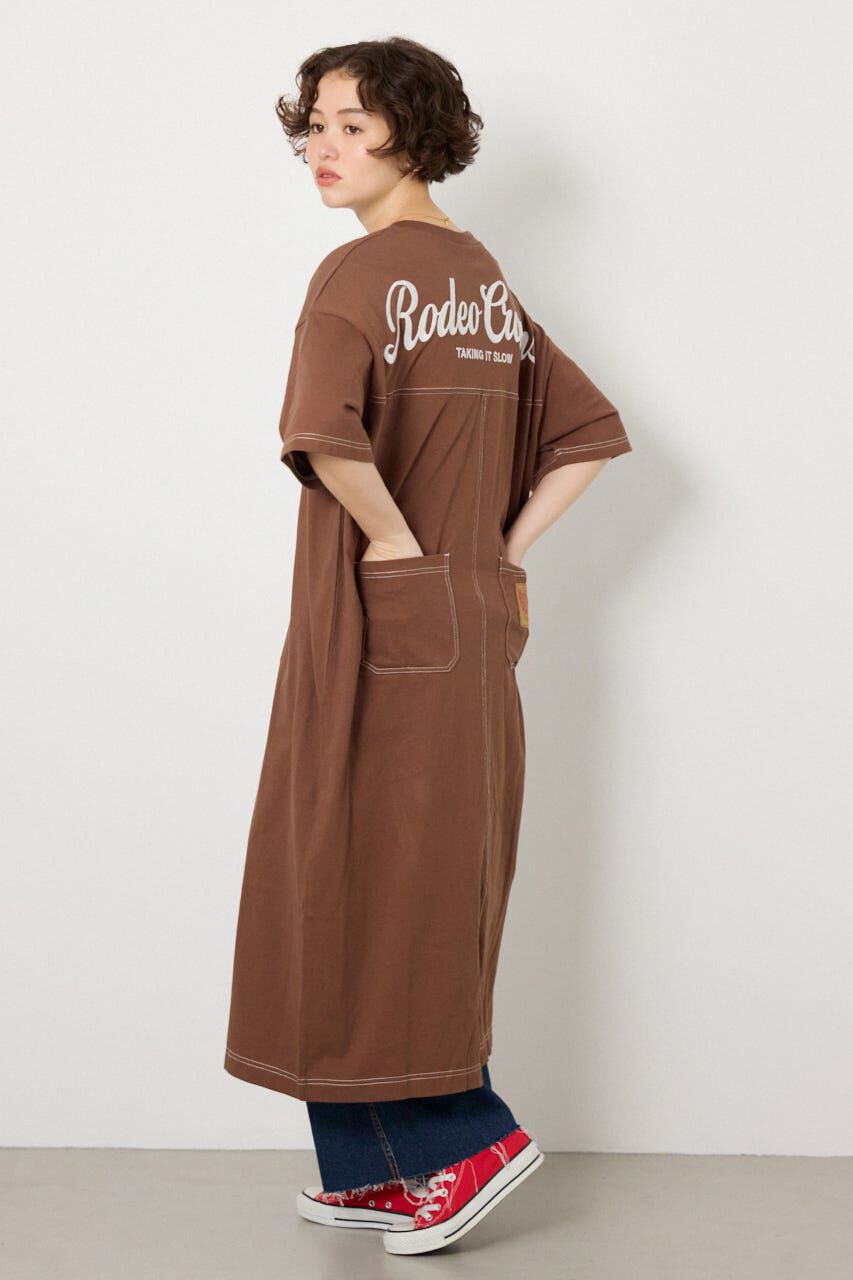 RODEO CROWNS「ハーフスリーブステッチワンピース」|ワンピース|