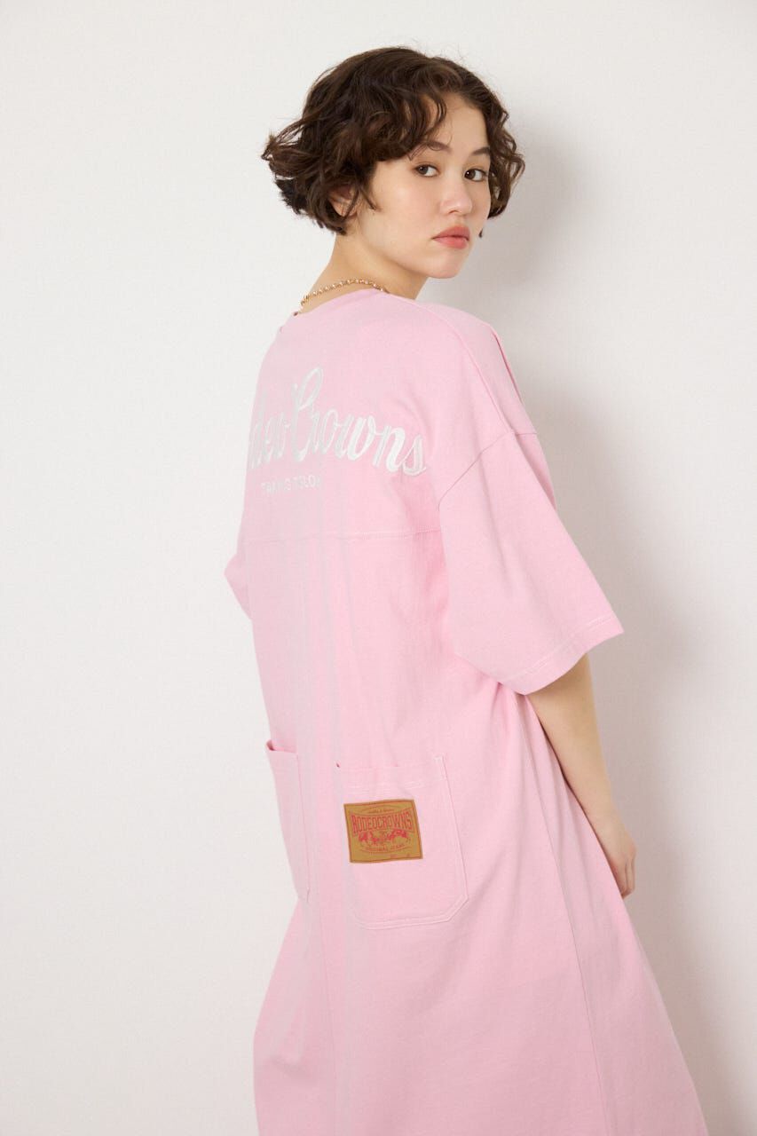 RODEO CROWNS「ハーフスリーブステッチワンピース」|ワンピース|