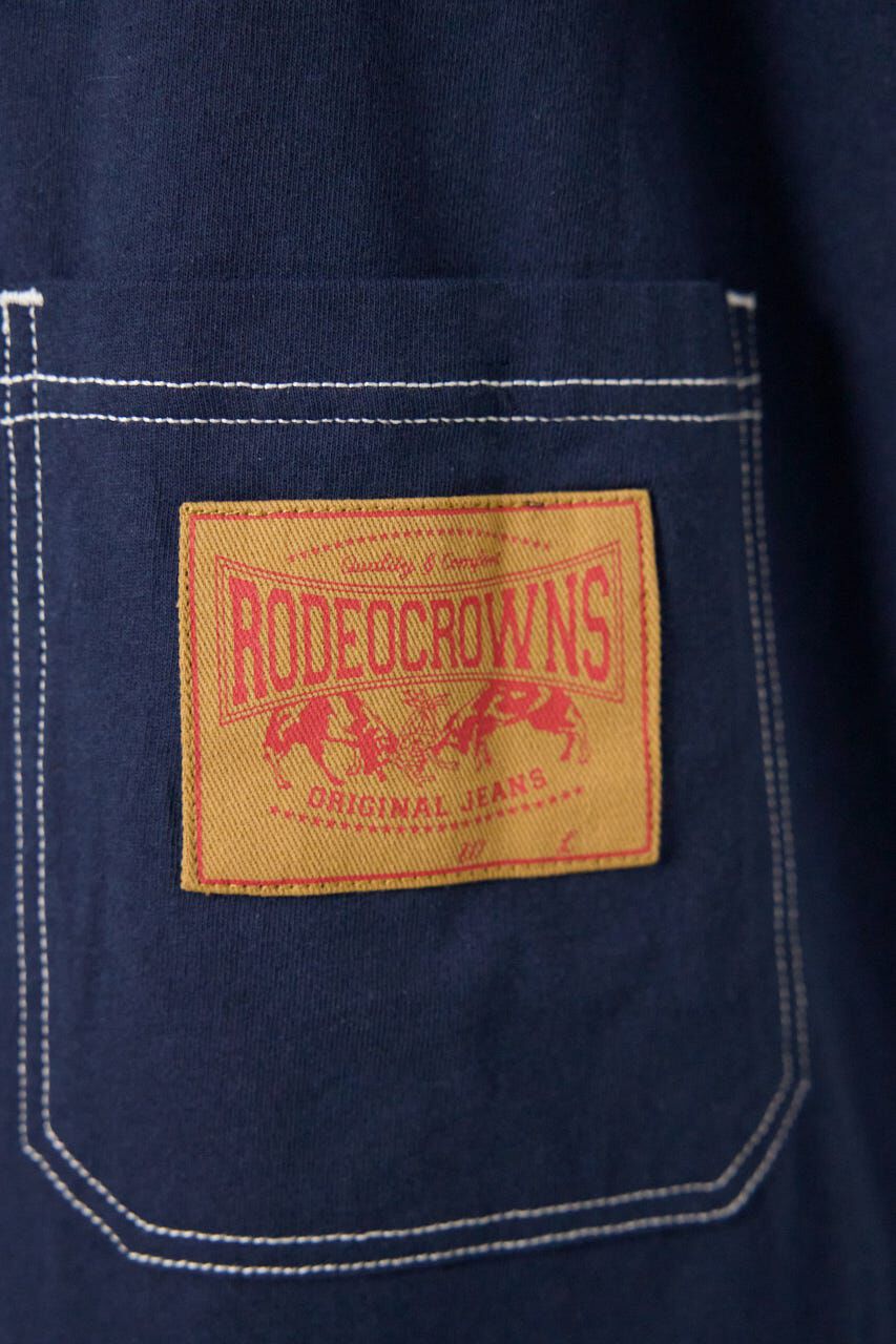 RODEO CROWNS「ハーフスリーブステッチワンピース」|ワンピース|