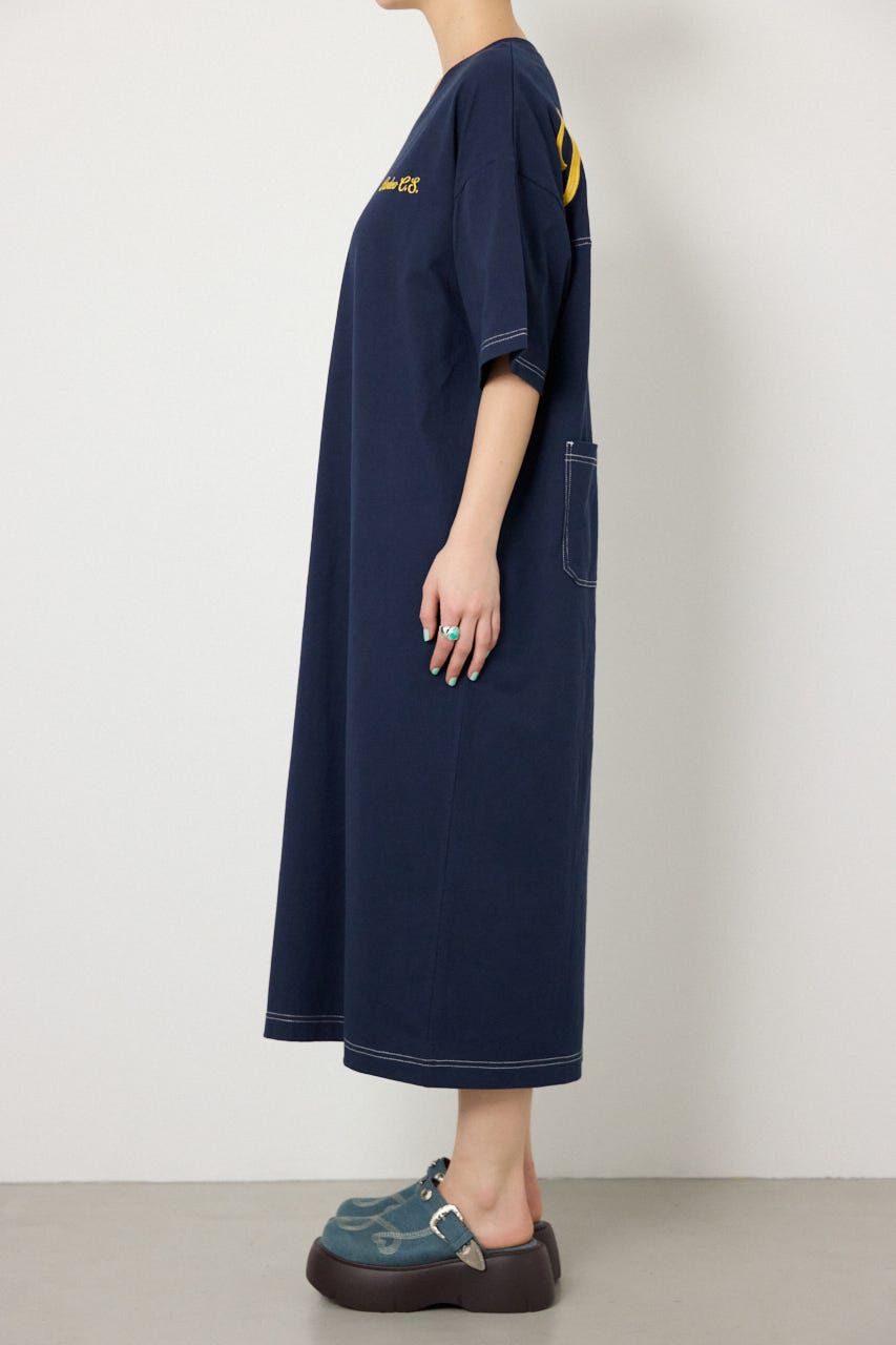 RODEO CROWNS「ハーフスリーブステッチワンピース」|ワンピース|