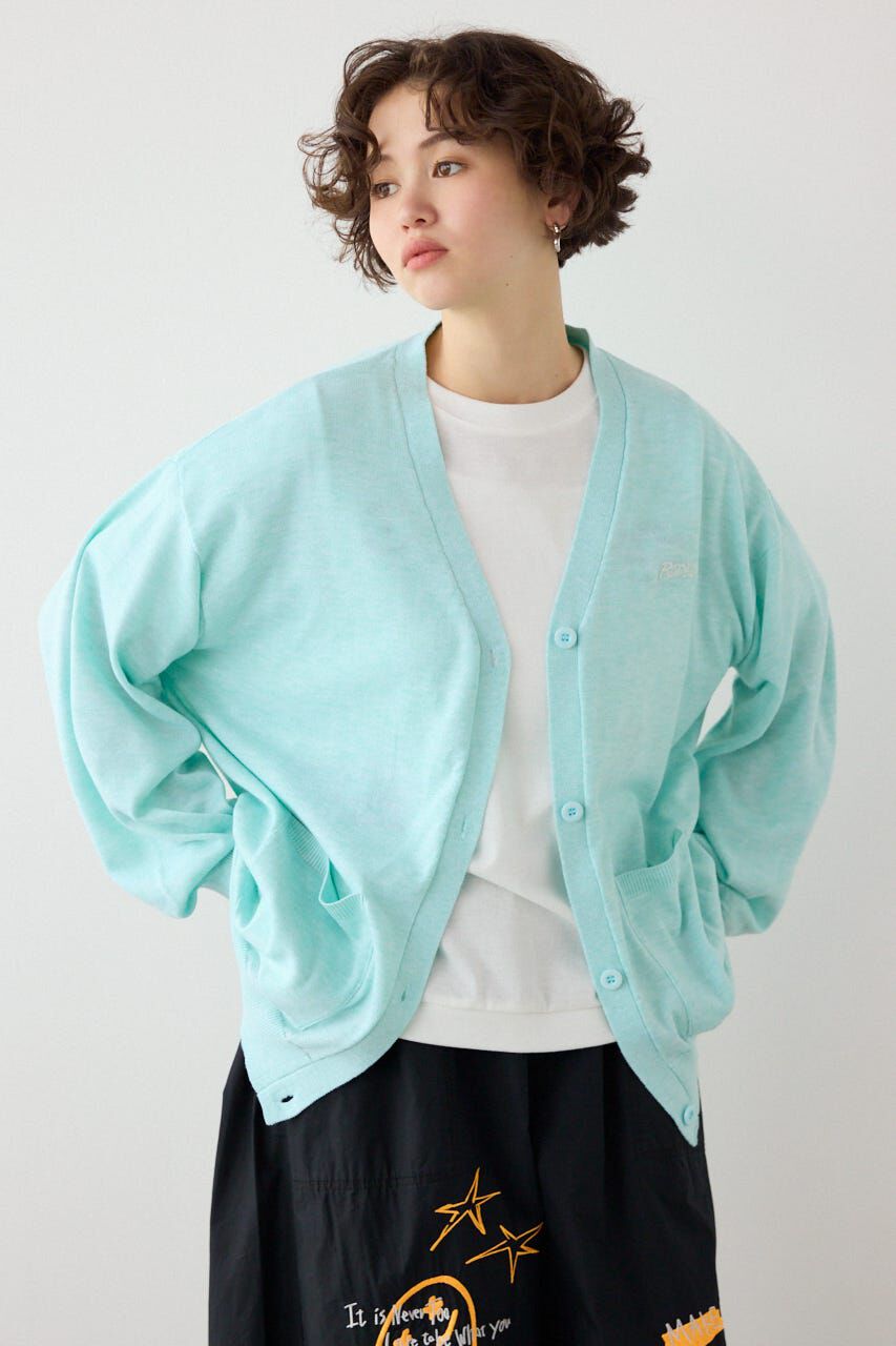 RODEO CROWNS「ネオンカラーロゴニットカーディガン」|カーディガン|