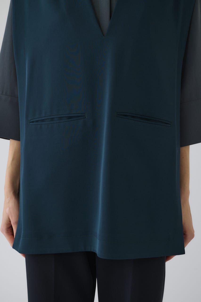 RIM.ARK 「Sharp neck cape」|シャツ・ブラウス|