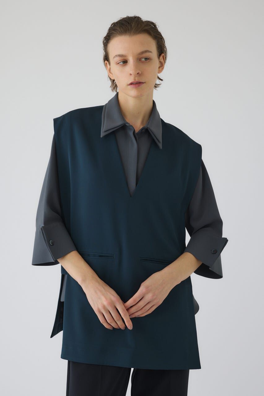 RIM.ARK 「Sharp neck cape」|シャツ・ブラウス|