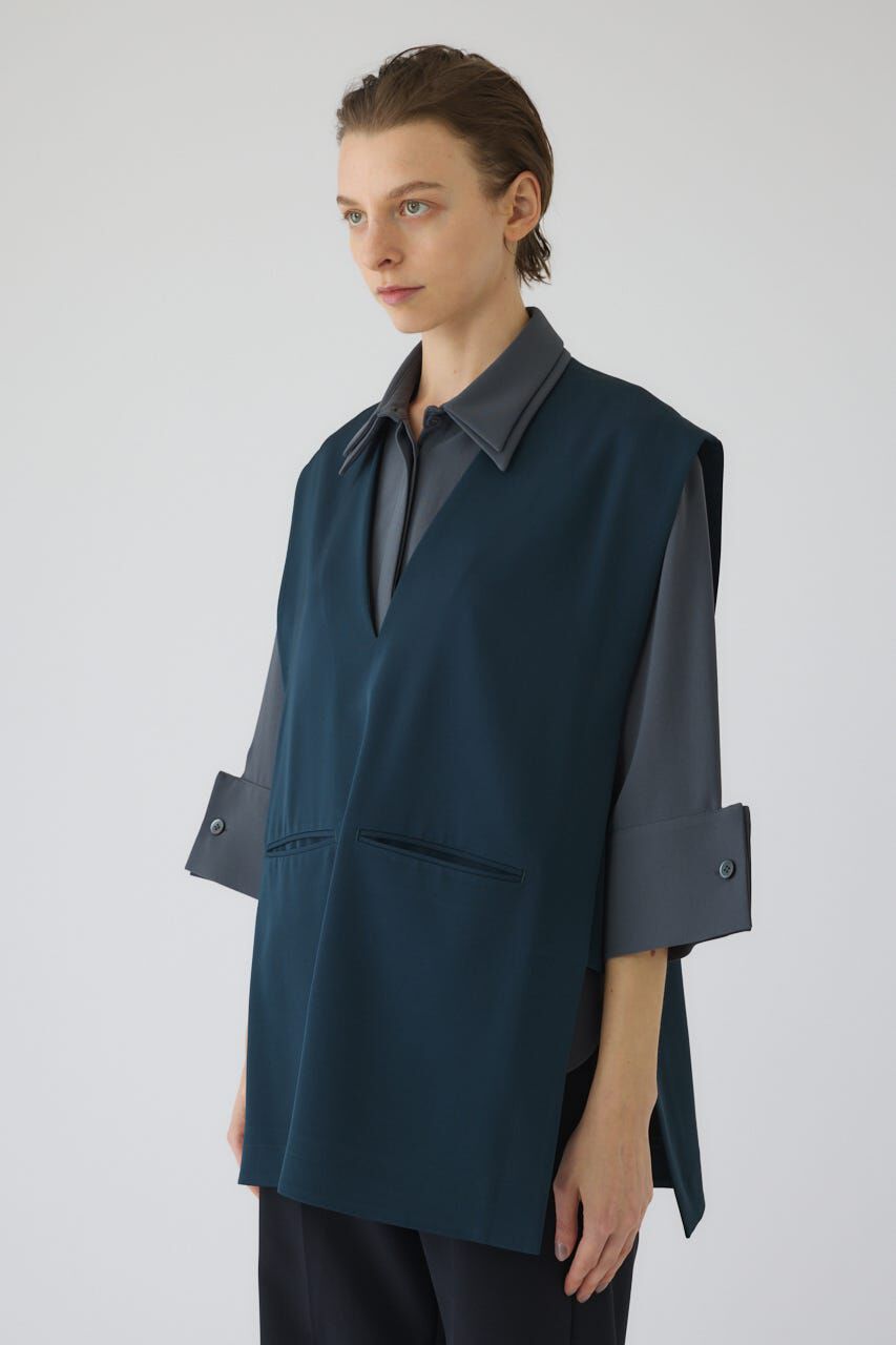 RIM.ARK 「Sharp neck cape」|シャツ・ブラウス|