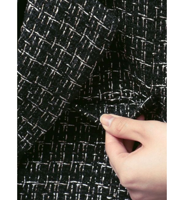 RESEXXY「ツイードクロップドジャケット【セットアップ着用可能】」|テーラードジャケット|