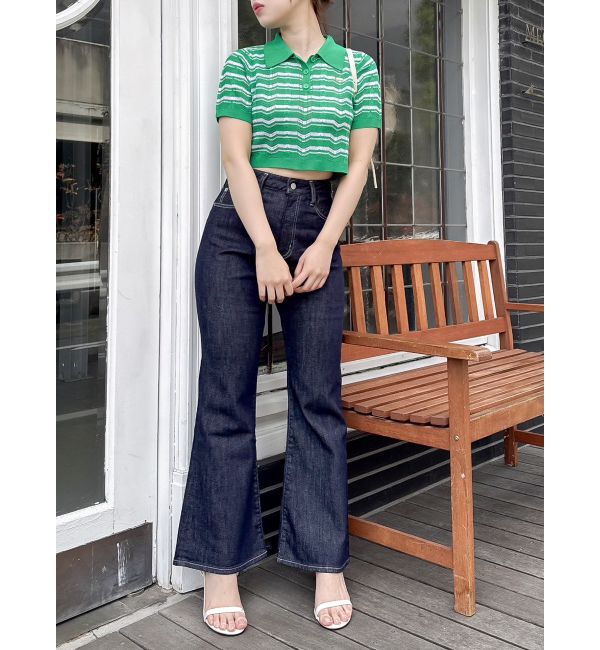 dazzlin「ハピネスカラーポロニット」|ニット・セーター|