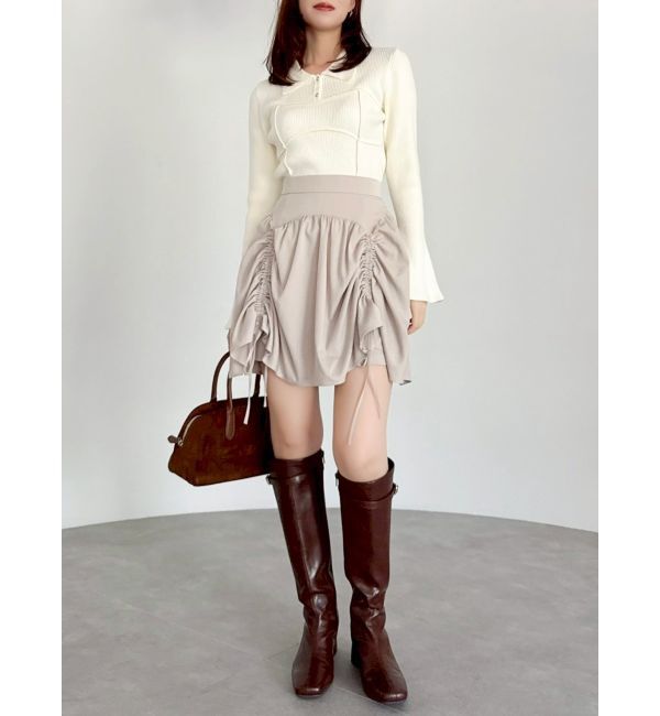 dazzlin「ラメビスチェラインニットトップス」|ニット・セーター|