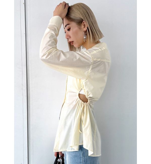 EMODA「サイドオープンシェイプシャツ」|シャツ・ブラウス|
