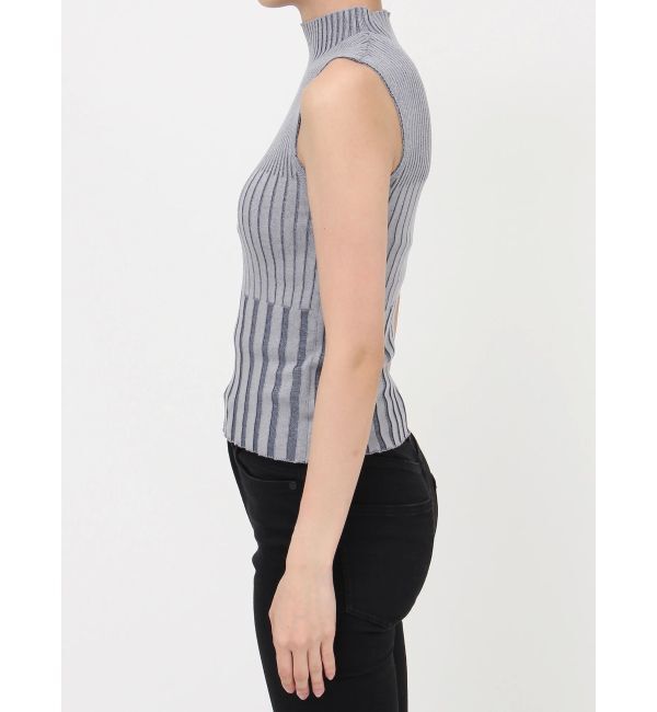 MURUA「リブデザインハイネックノースリーブニット」|ニット・セーター|