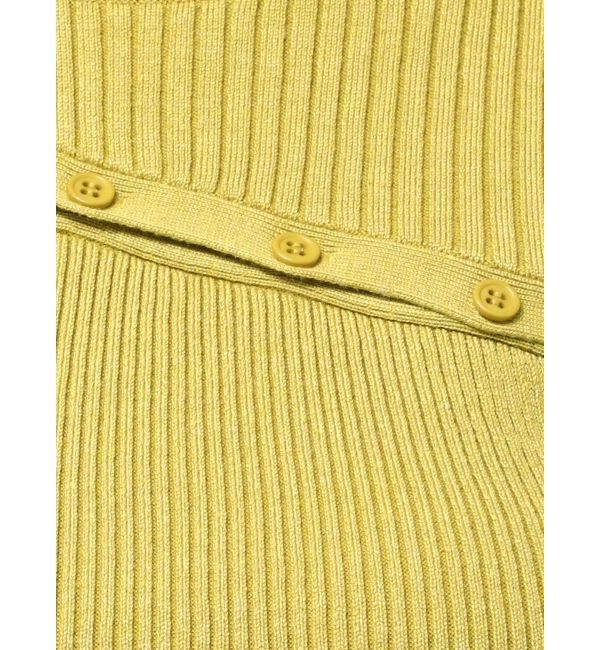 MURUA「アシメボタンデザインハーフニット」|ニット・セーター|