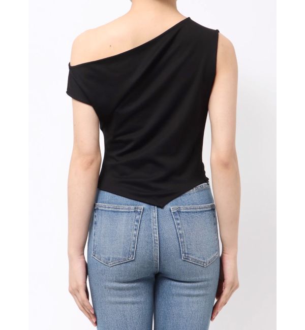 MURUA「ドレープワンショルトップス」|Tシャツ・カットソー|