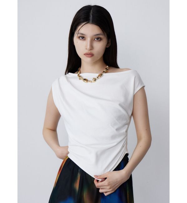 MURUA「ドレープワンショルトップス」|Tシャツ・カットソー|