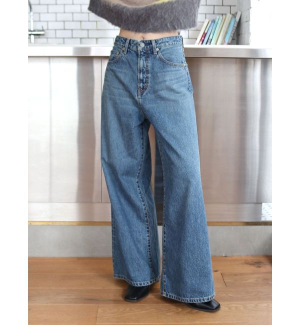 Ungrid「ハイウエストルーズデニム」|デニム|