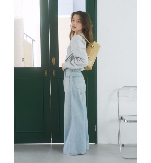 Ungrid「ハイウエストルーズデニム」|デニム|
