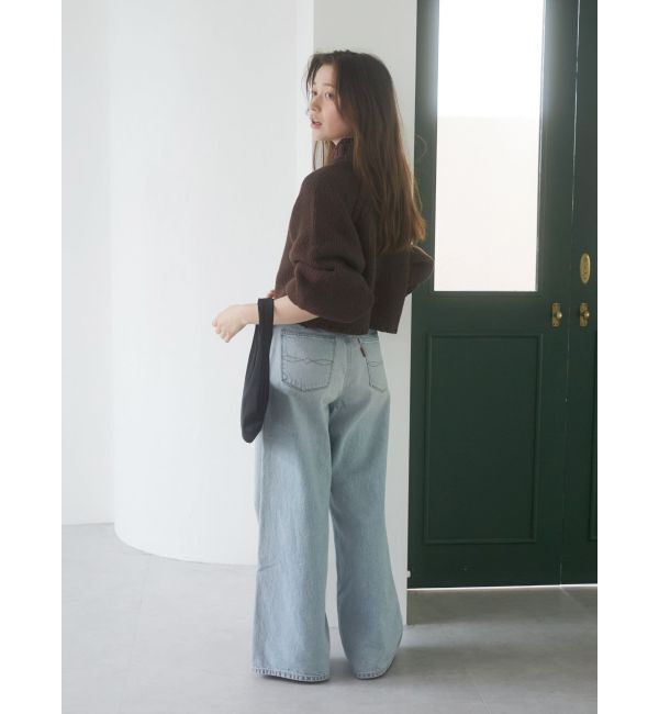 Ungrid「ハイウエストルーズデニム」|デニム|