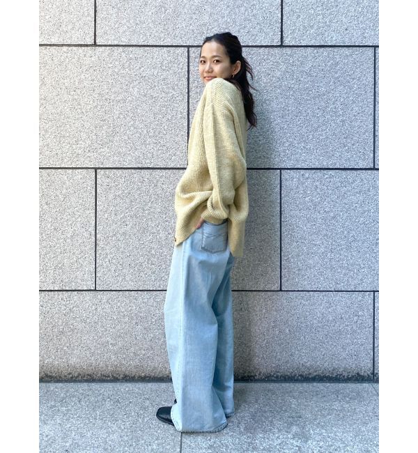 Ungrid「ハイウエストルーズデニム」|デニム|