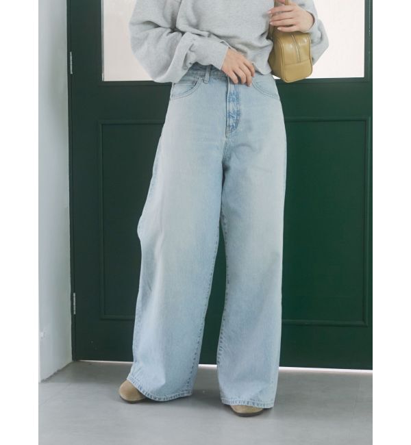 Ungrid「ハイウエストルーズデニム」|デニム|