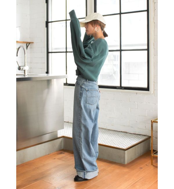 Ungrid「ロールアップルーズデニム」|デニム|