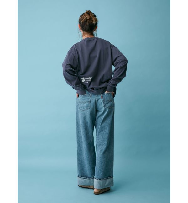 Ungrid「ロールアップルーズデニム」|デニム|