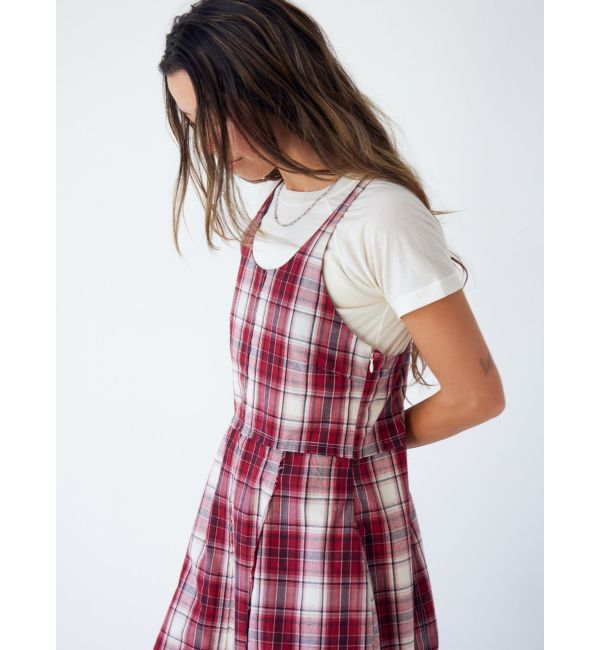 Ungrid「コクーンチェックキャミワンピース」|ワンピース|