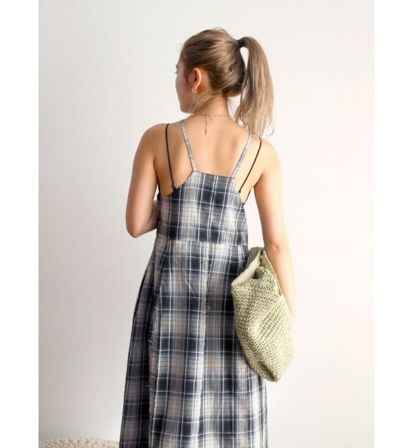 Ungrid「コクーンチェックキャミワンピース」|ワンピース|