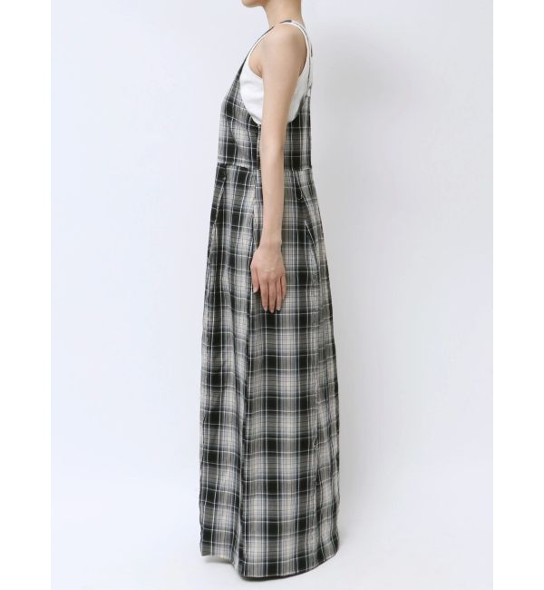 Ungrid「コクーンチェックキャミワンピース」|ワンピース|