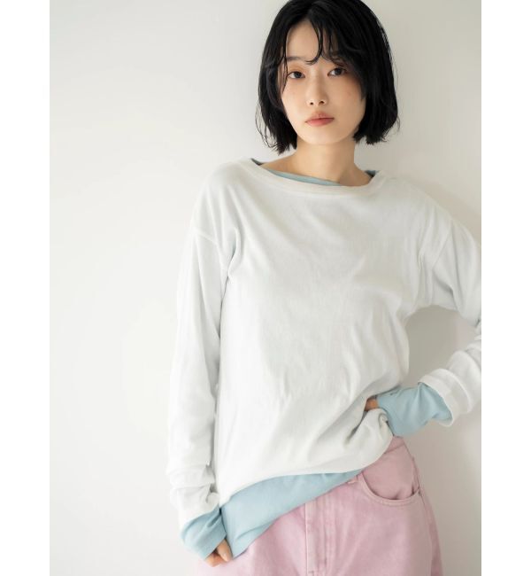 Ungrid「シアーフィットロングスリーブTee」|Tシャツ・カットソー|オフホワイト