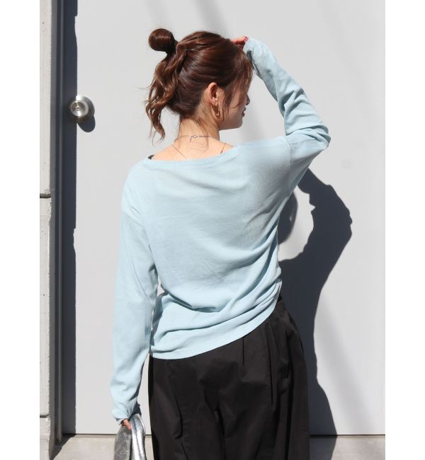 Ungrid「シアーフィットロングスリーブTee」|Tシャツ・カットソー|