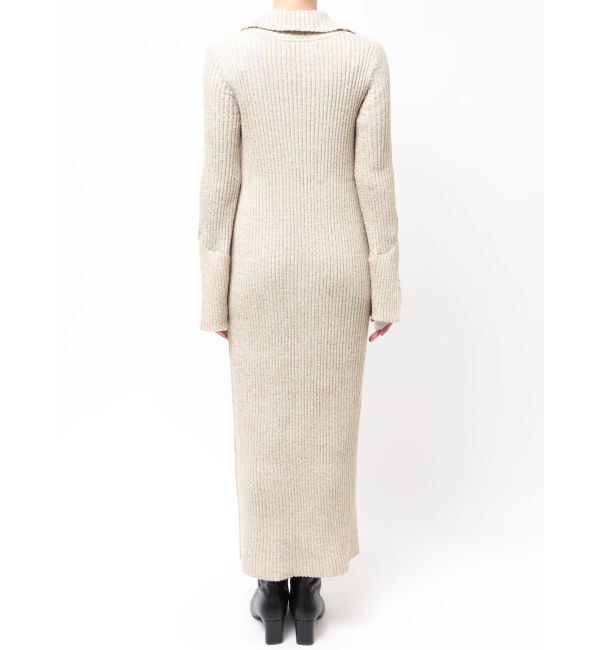 LAGUNAMOON「ラメブレンドレースカフスニットワンピース」|ワンピース|