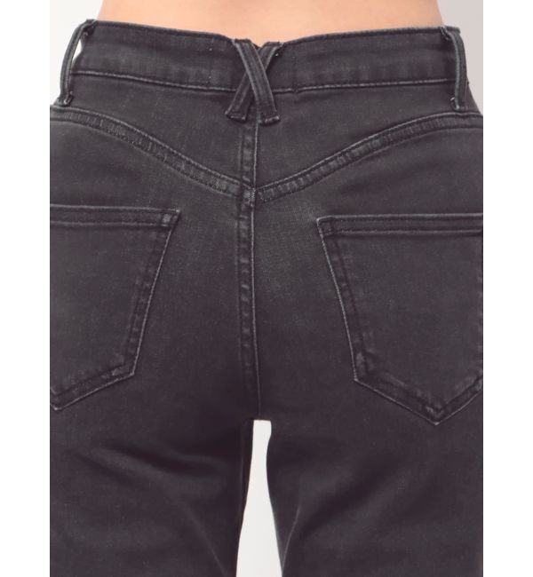 jouetie「レースフリルフレアデニム」|デニム|