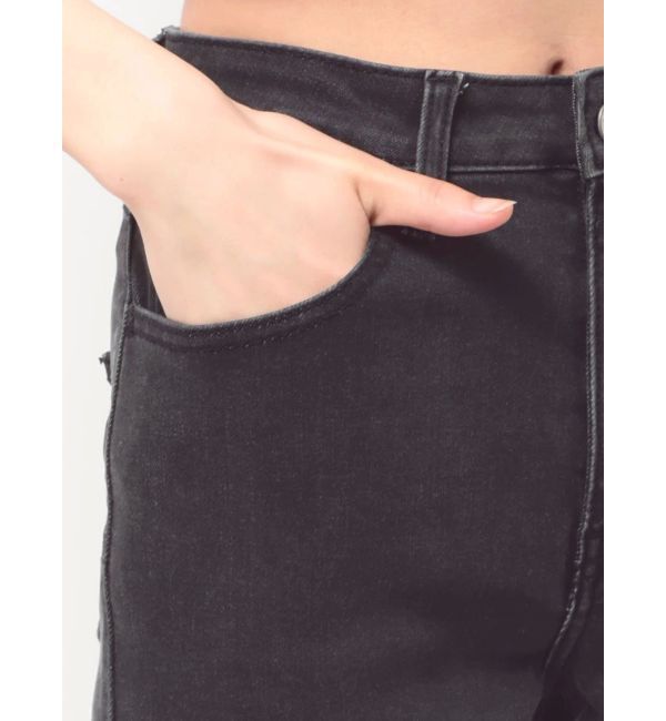 jouetie「レースフリルフレアデニム」|デニム|