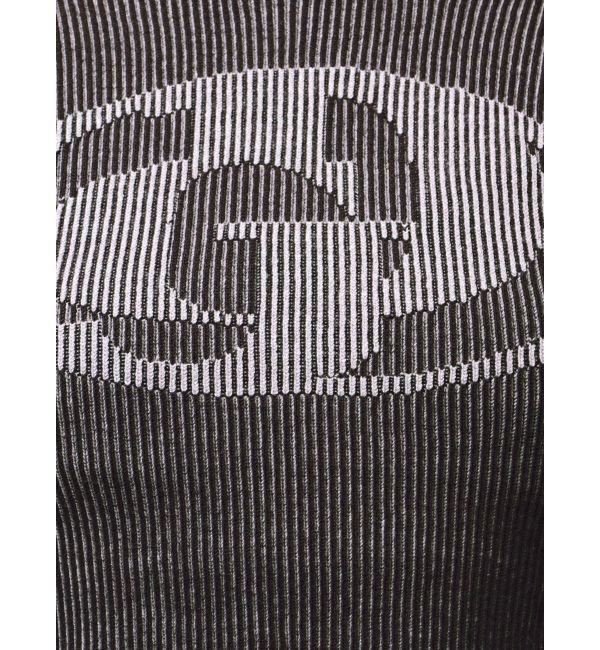 GYDA「GD two color schemeハーフスリーブニットトップス」|ニット・セーター|